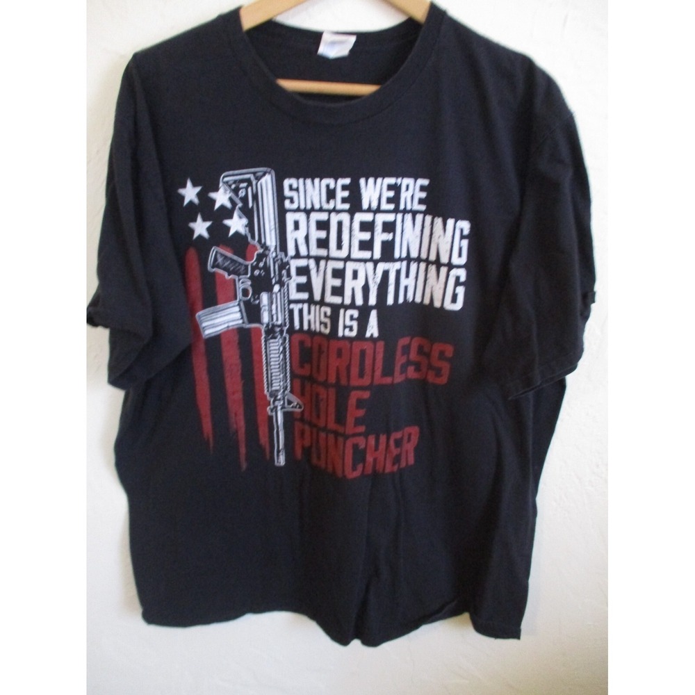 We're Redefining Everything This Is A Cordless Hole Puncher T-Shirt Size 2XL